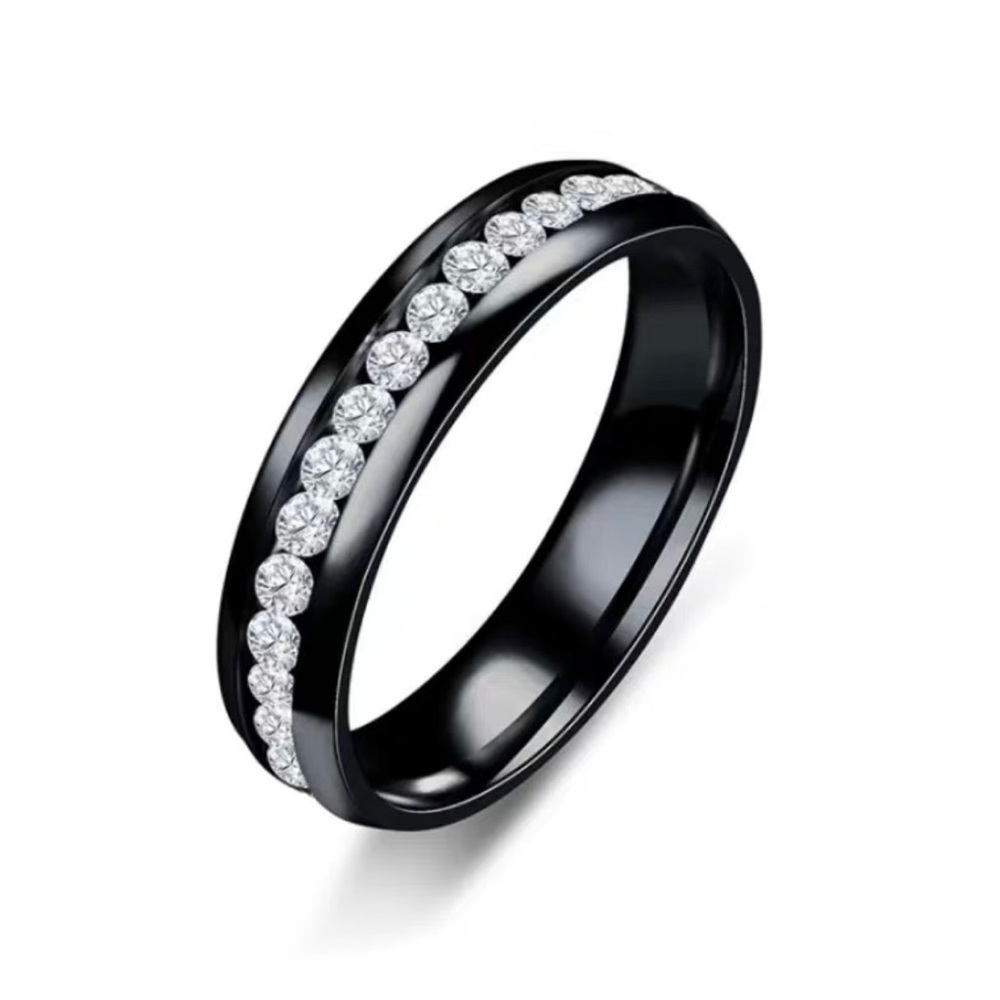 Black Stainless Steel Ring